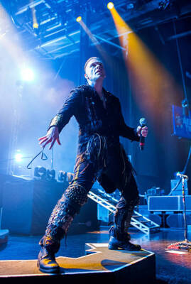 Brent Smith of Shinedown at DTE Energy Center on August 27 2013 in- Old Photo 10
