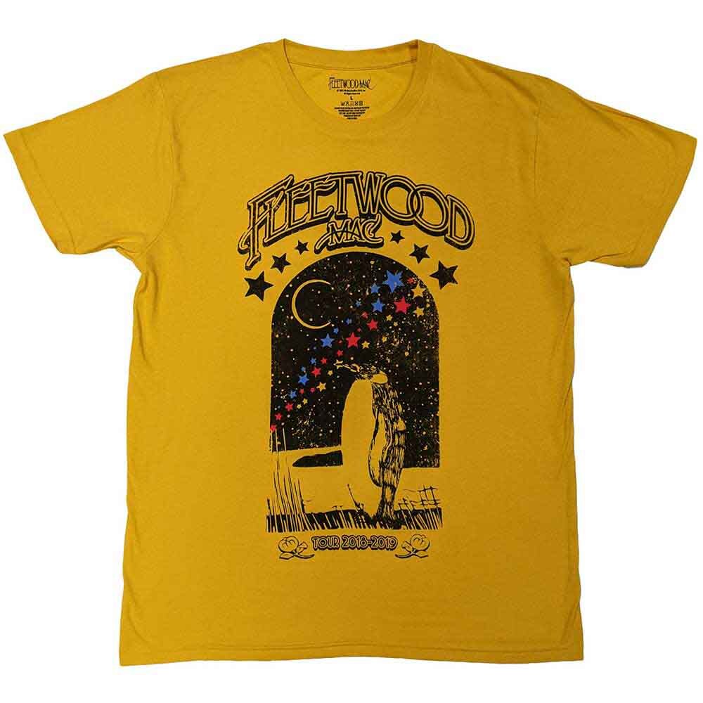 Fleetwood Mac Tour 2018 - 2019 Penguin T-Shirt Yellow New | eBay