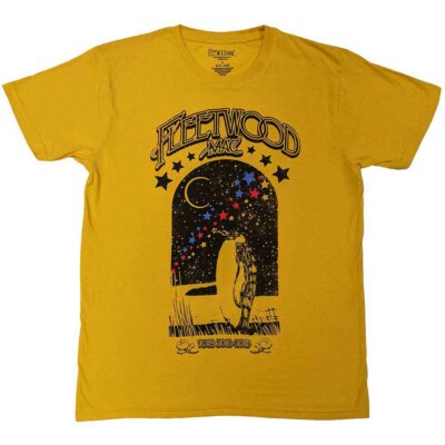 Fleetwood Mac Tour 2018 - 2019 Penguin T-Shirt Yellow New | eBay