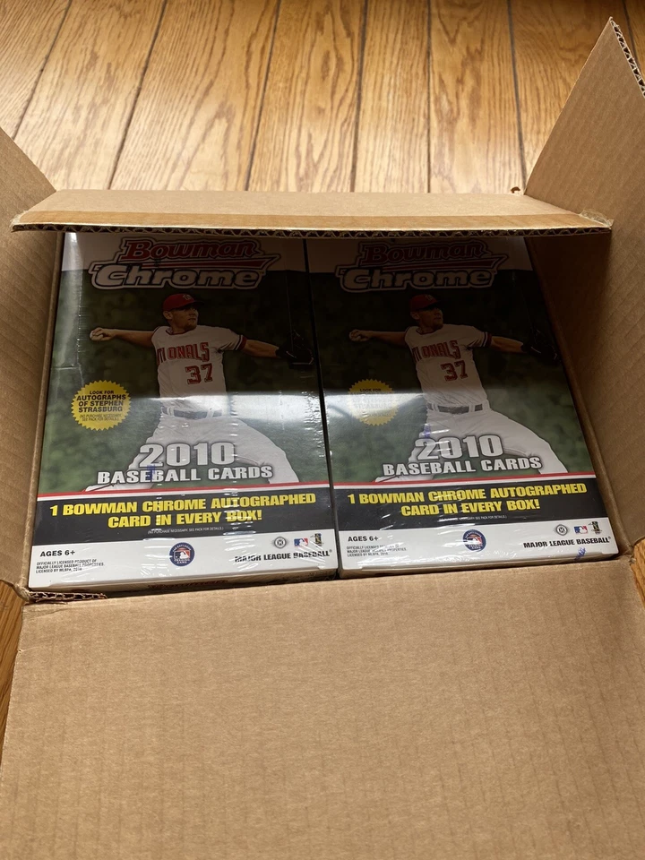 *NEW* 2010 Bowman Chrome HOBBY Box (STRASBURG - ALTUVE - SANCHEZ - LINDOR) - Image 3 of 3