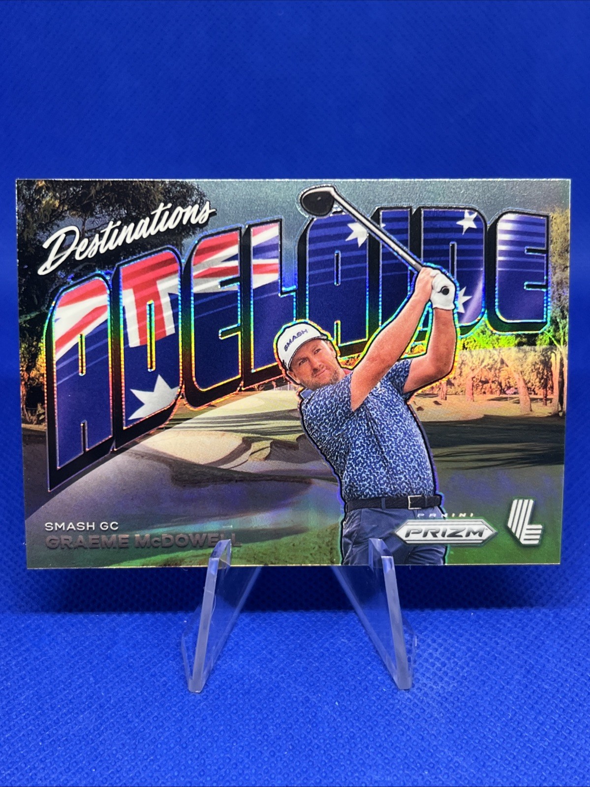 2024 Panini Prizm Liv Golf Destinations Prizm Graeme Mcdowell Adelaide Case Hit