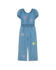 Peek Kids Sketchy Flowers Jumpsuit 2T