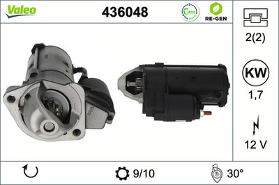 Anlasser Starter VALEO RE-GEN - AT 436048 +41.65  Pfand 12V für VW PASSAT B5 3B3