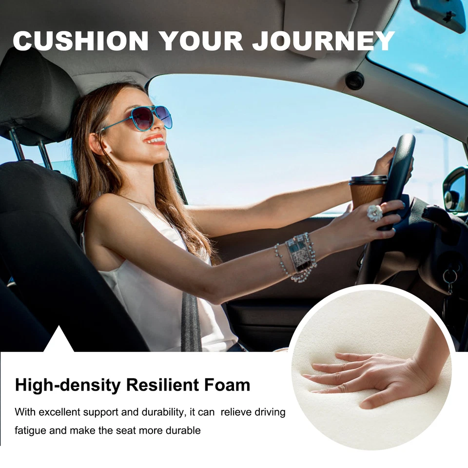 For 03-07 Silverado GMC Sierra 1500 2500 3500 HD Classic Front Seat Cover Black  Foto 4 de 4