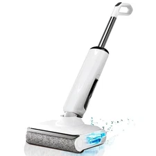 Wet Dry Vacuum Cleaner, 180° Lay-Flat Cordless Vacuum Mop Combo with Edge Cle...