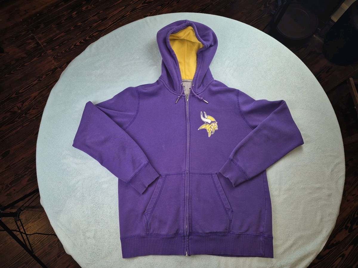 Nike NFL Team Apparel Minnesota Vikings Zip Up Hoodie Womens XL | eBay