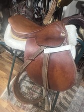 Collegiate All Purpose Long Flap Brown English Horse Saddle