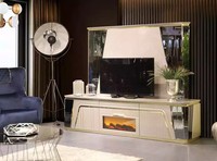 Wohnwand Tv Wand Holz Modern Stil Wohnzimmer MöBel Tv StäNder Luxus Einrichtung