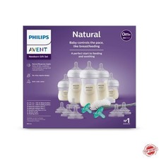Phillips Avent Baby Bottle with Response Nipple Newborn Gift Set - Clear - 17pc: