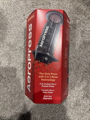 AeroPress Original Coffee Press Maker 3-in-1 Brew System Portable Travel Kit New