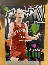 Caitlin Clark Ka-Boom! Art Indiana Fever Card