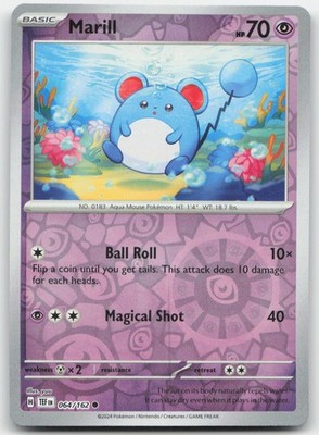 Marill Reverse Holo SV05: Temporal Forces 064/162 NM