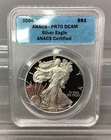 2008 W American Silver Eagle - ANACS - PR 70 DCAM