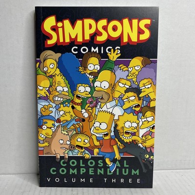 Simpson Comics Colossal Compendium SDCC 2015 Signed Matt Groening (B)