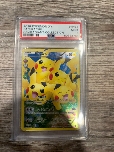 Pokemon Pikachu 2016 PSA 9