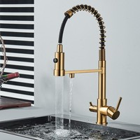 3 Wege KüChenarmatur 360° Wasserhahn Trinkwasserhahn Wasserfilter Mischbatterie
