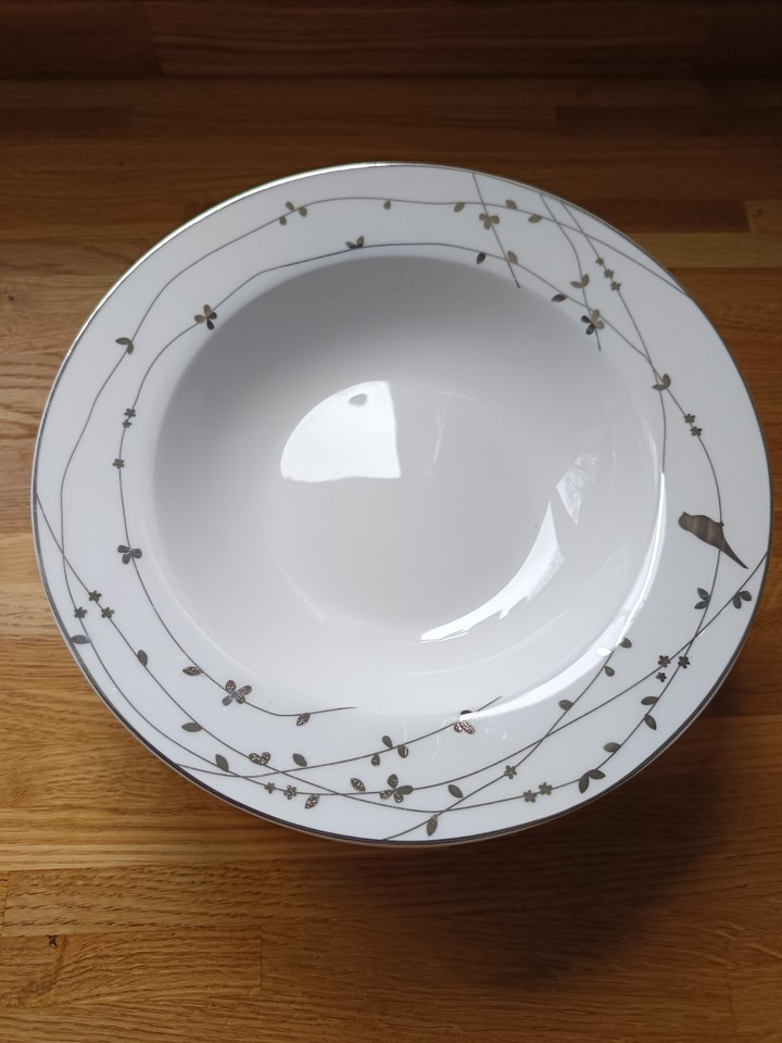 Set Of 6 Fine Bone China Bowls From Ciroa, Aiseau Retired Bird On Vines ...