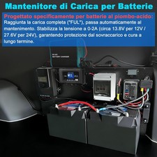 Caricabatteria Intelligente 12V 24V 20A per Lifep04 e Piombo Acido Carica Rapida - Miniatura 5