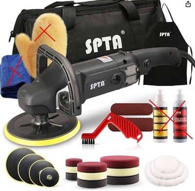 SPTA Polishing Machine, 125 mm/150 mm/180 mm Polisher with Variable Speed