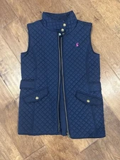 Joules Quilted Riding Vest Navy Size 11-12y