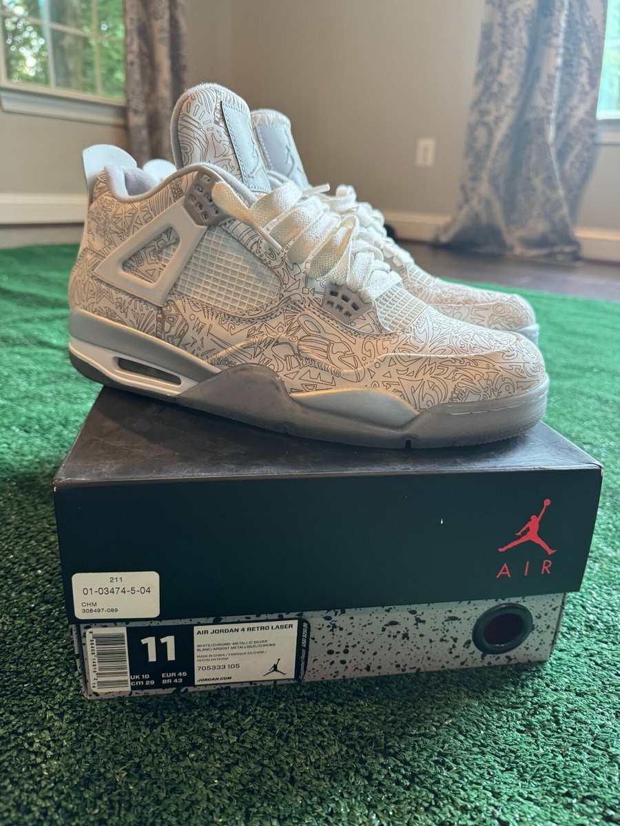 Nike Air Jordan 4 Retro 30th Anniversary Laser sz. 11 pre Nike Air Jordan 4 Retro 30th Anniversary Laser sz. 11 pre