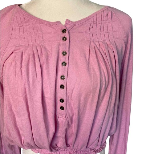 Free People Prairie Henley Top Sz S - Picture 4 of 11