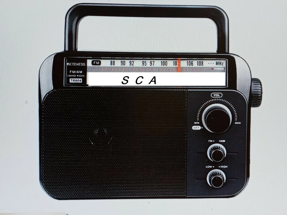 SCA RADIO  (( 1 station only )) FM + FIXED FREQUENCY SCA RECEIVER - Image 2 of 4