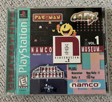 Namco Museum Vol. 1 Sony PlayStation 1 1995 PS1 PAC-MAN, Galaga, Pole Position