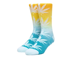 HUF PLANTLIFE GRADIENT DYE SOCK PALE AQUA MEN'S NEW SIZE O/S.