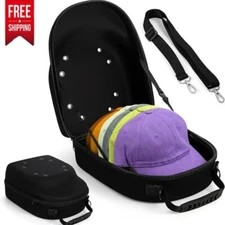 Travel Hat Carrier Case Caps Storage Hard Shell Hat Protective Case Baseball Cap