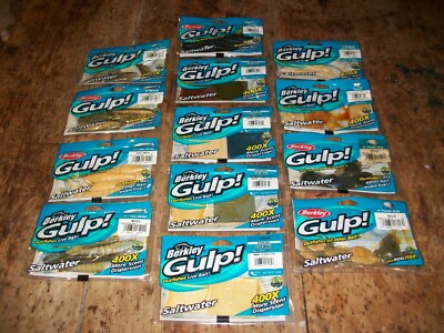 Berkley Gulp Sea Bait, Shrimp, Cut bait, Lugworm, Mussel, Peeler Crab, last  few UK