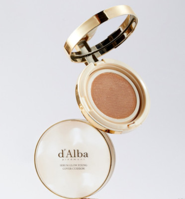 d'Alba Serum Glow Fixing Cover Cushion SPF50+ 17g No. 21 - Hydrating, Long-Lasti