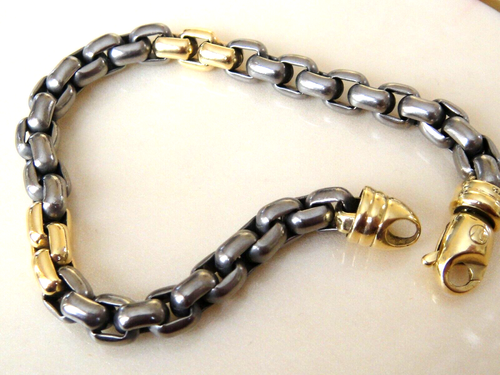 Mens Box Chain Bracelet In Sterling Silver, 7.3mm David Yurman France - Foto 12