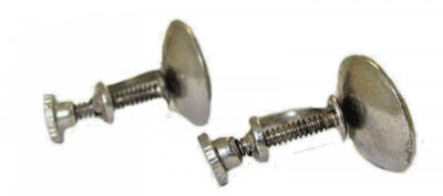 Earring Silver Screw craft Making Jewelry Antique finding cup