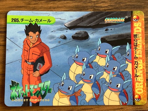 Pokemon Carddass Carte No 265 Bandai Poche Monsters Anime Collection