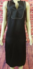 Zara Woman Black Tank Tunic Dress Side Slits Sleeveless Women's Size Small 