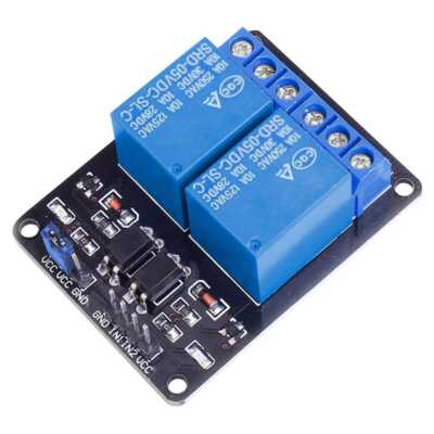 2 Kanal Relais Modul DC 5V Relaismodul mit Optokoppler fur Raspberry Pi AVR DSP