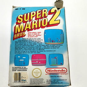 Super Mario Bros.2 Nintendo Nes Game - (Boxed / without Manual (Pal) 11532675