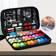 Portable Sewing Box Kit Home Travel Sewing Threads Scissors Needles Set 99Pcs