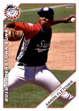 2019 Hagerstown Suns Choice #10 Aaron Fletcher Cypress Texas TX Baseball Card