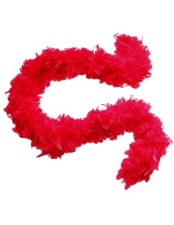 Red Feather Boa 6 Ft 60 Grams New In Package