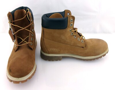 Timberland Shoes 6 Inch Premium WP Cognac Brown Men Boots Size 8.5