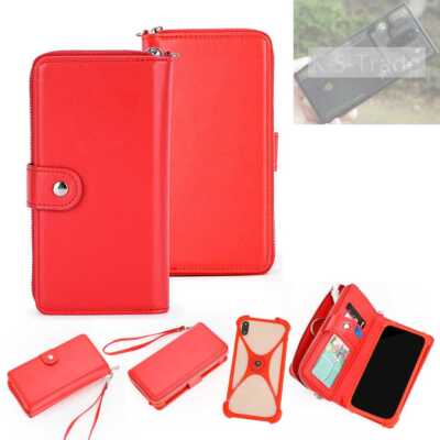 Geldbörse Handyhülle nubia Red Magic 8 Pro+ Schutzhülle Etui Wallet Case rot