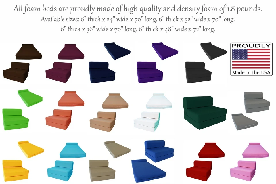 Silla Doble Cama Plegable Espuma Camas, Ropa de Cama Sofá, Sofás 6x36x70 Borgoña Foto 3 de 3