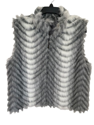 NEW Large Preston And York Brown Faux Fur Trim Coat Zip  display picture 3
