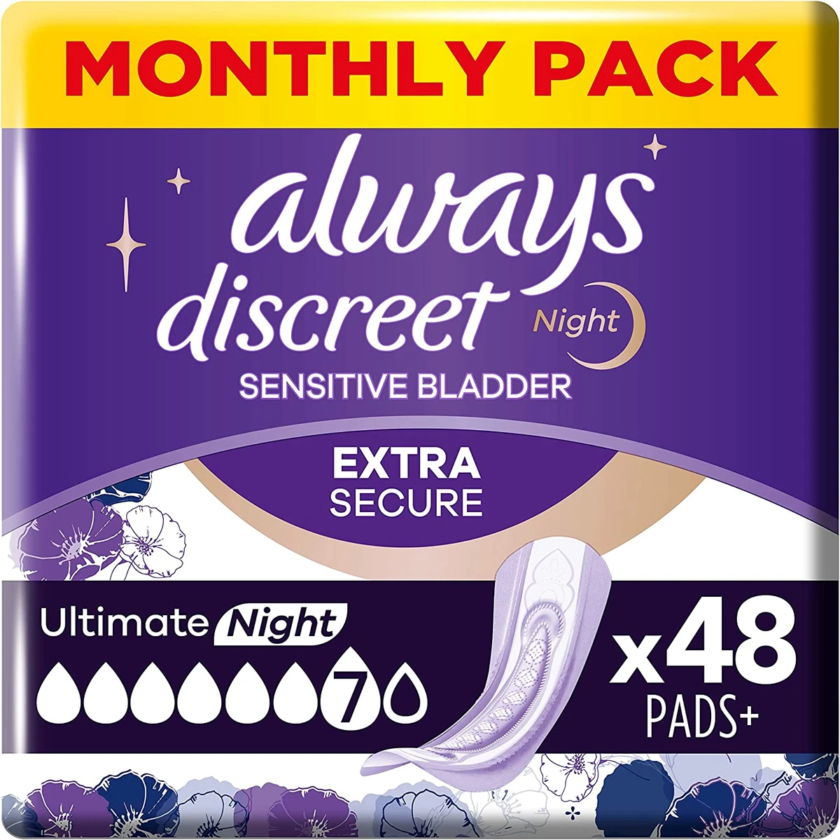 Depends pads sale