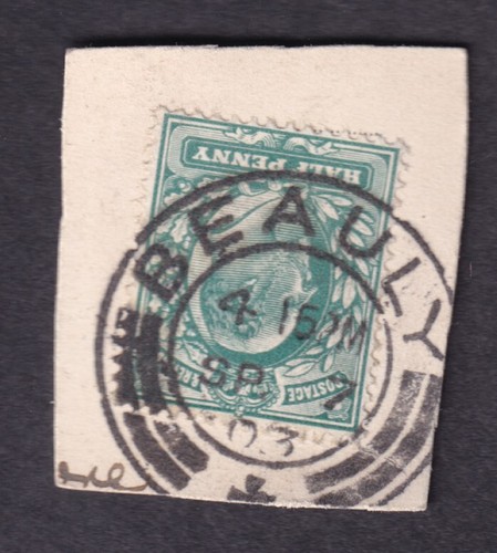 SCOTLAND KE7th Postmarks 1902-11 on PIECE ..Towns + Villages ..PRICED as SINGLES - Picture 18 of 27