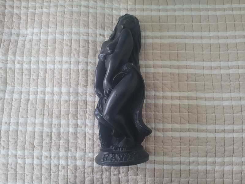 Vintage Hawaiian Hula Female Dancer Statue - A Hip Original - Retro Tiki 7.5"