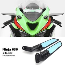 For Kawasaki Ninja636 ZX-6R ZX6R 2019-2026 Motorcycle fixed wing rearview mirror
