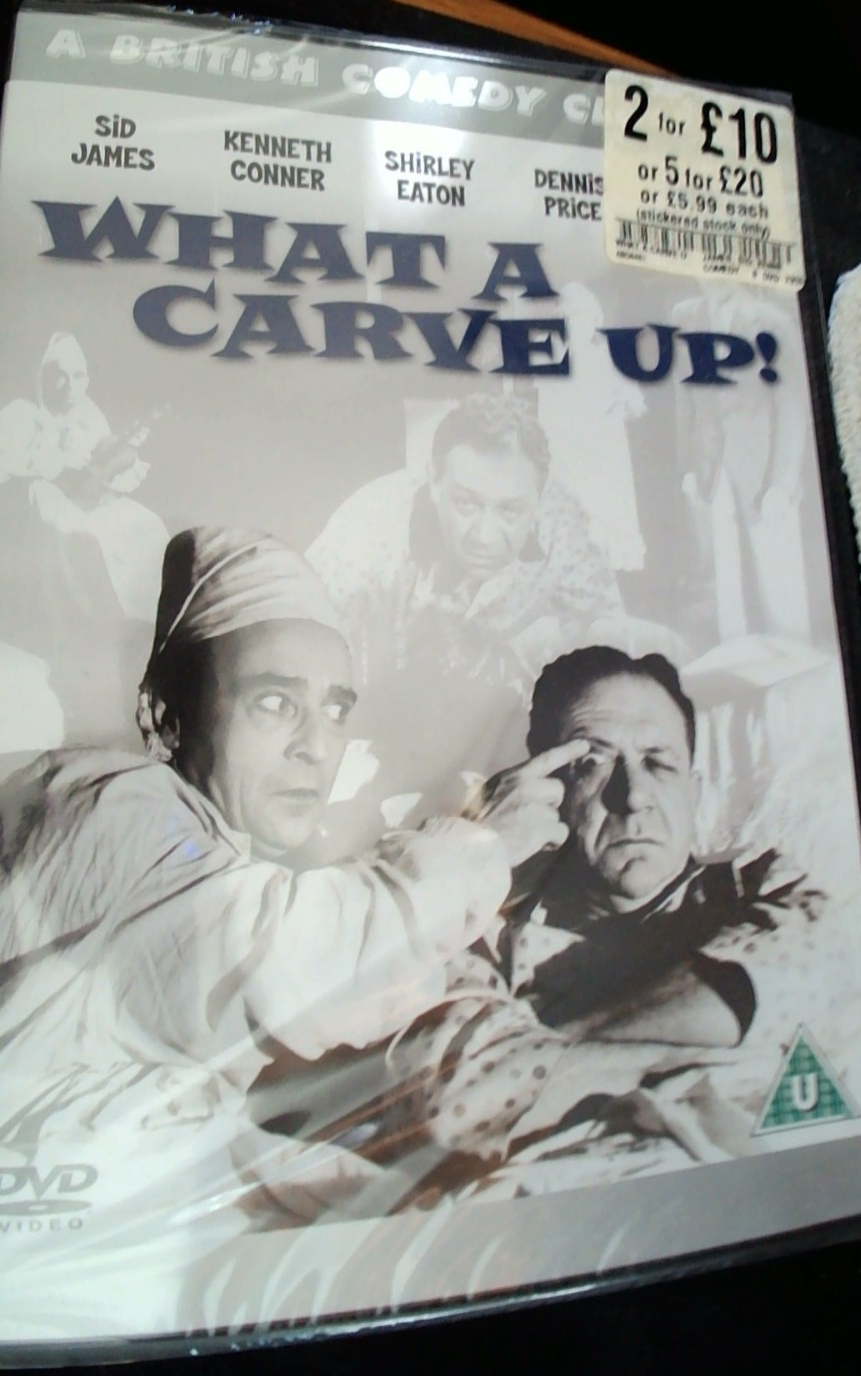 What a Carve Up! DVD - Sid James, British Comedy, UK Region 2. New/Sealed. 84min